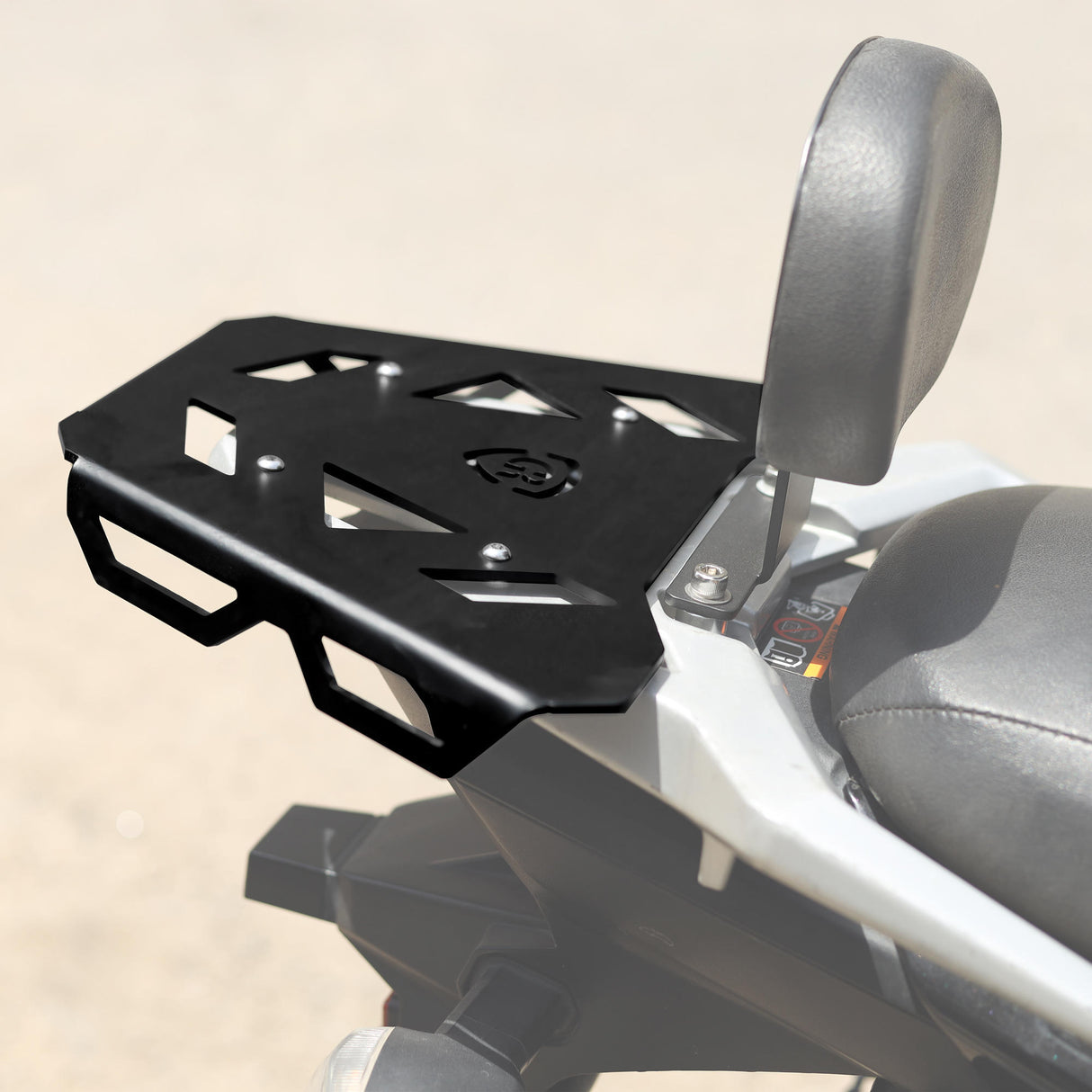 Top Rack Plate for Suzuki V-Strom - Black