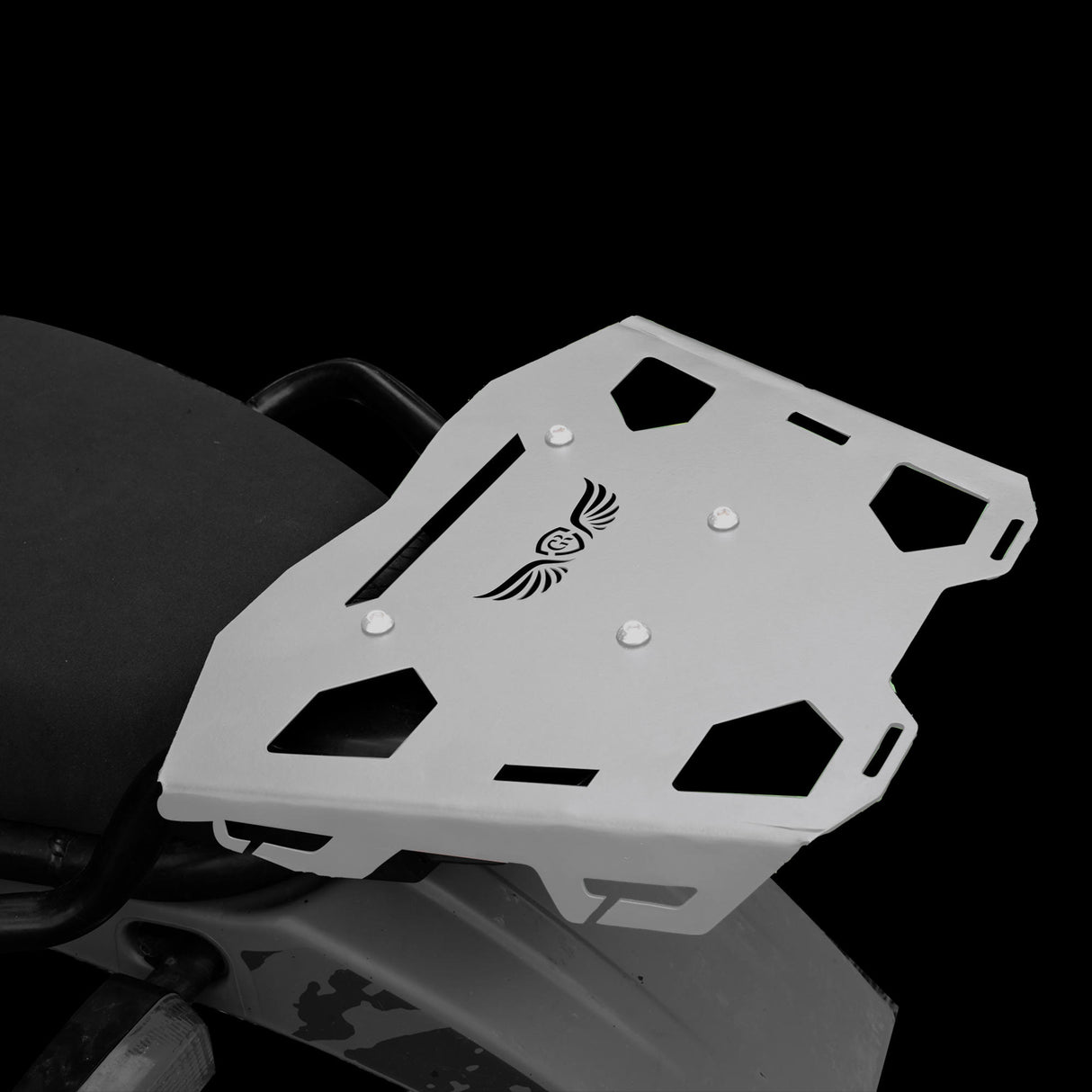 Top Rack Plate for Royal Enfield Himalayan BS4-BS6 Model (2019-21) - Silver