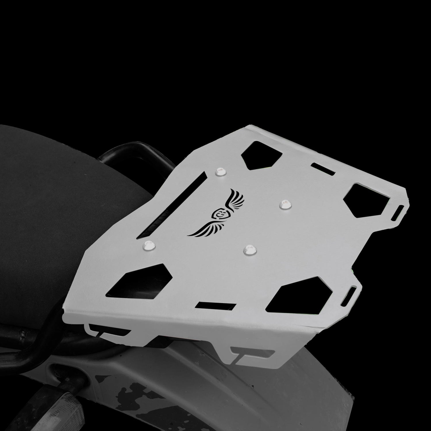 Top Rack Plate for Royal Enfield Himalayan BS4-BS6 Model (2019-21) - Silver