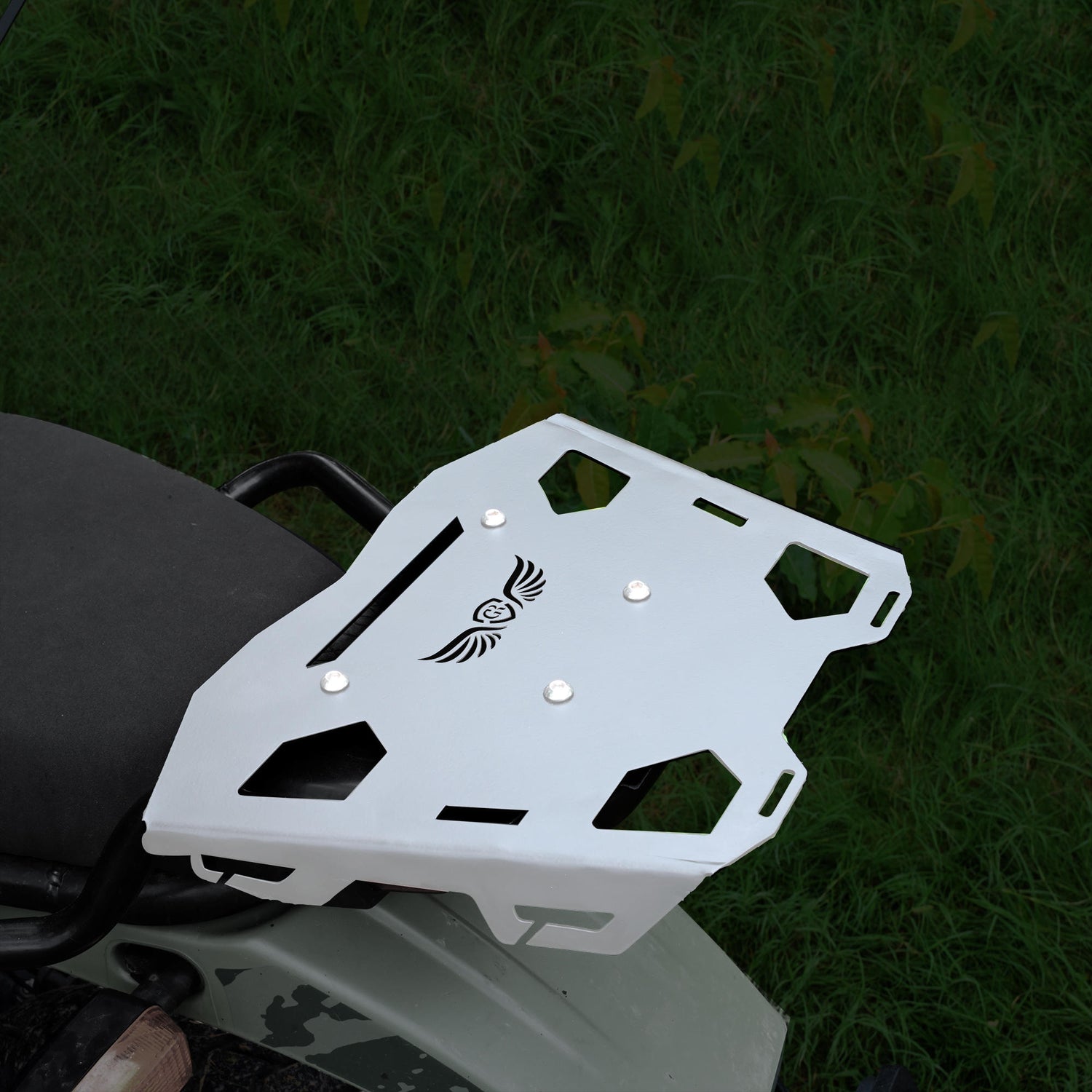 Top Rack Plate for Royal Enfield Himalayan BS4-BS6 Model (2019-21) - Silver