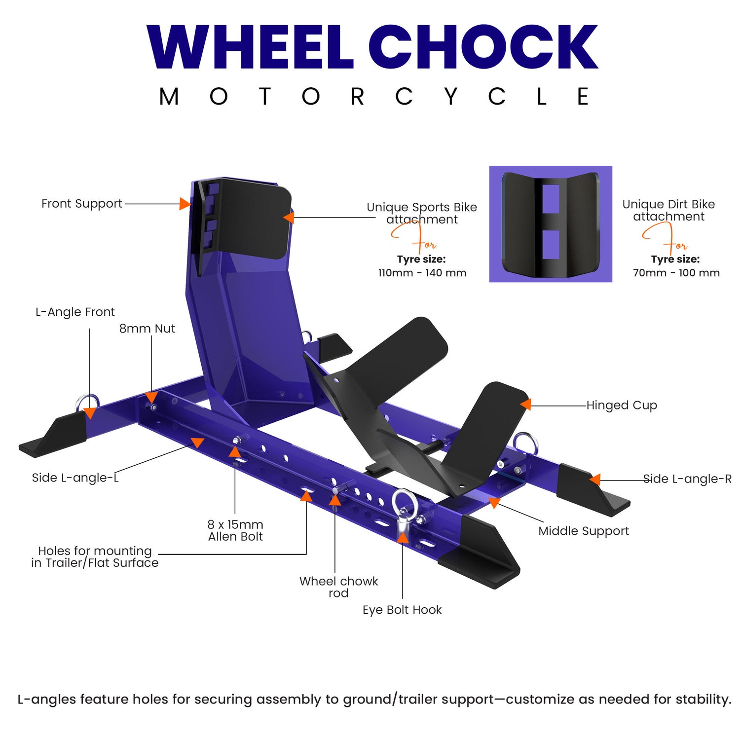 Universal Parking Stand for Sports Bike