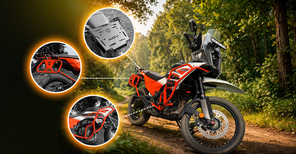 Top KTM Accessories on GrandPitstop: Must-Have Upgrades for Duke and Adventure Riders