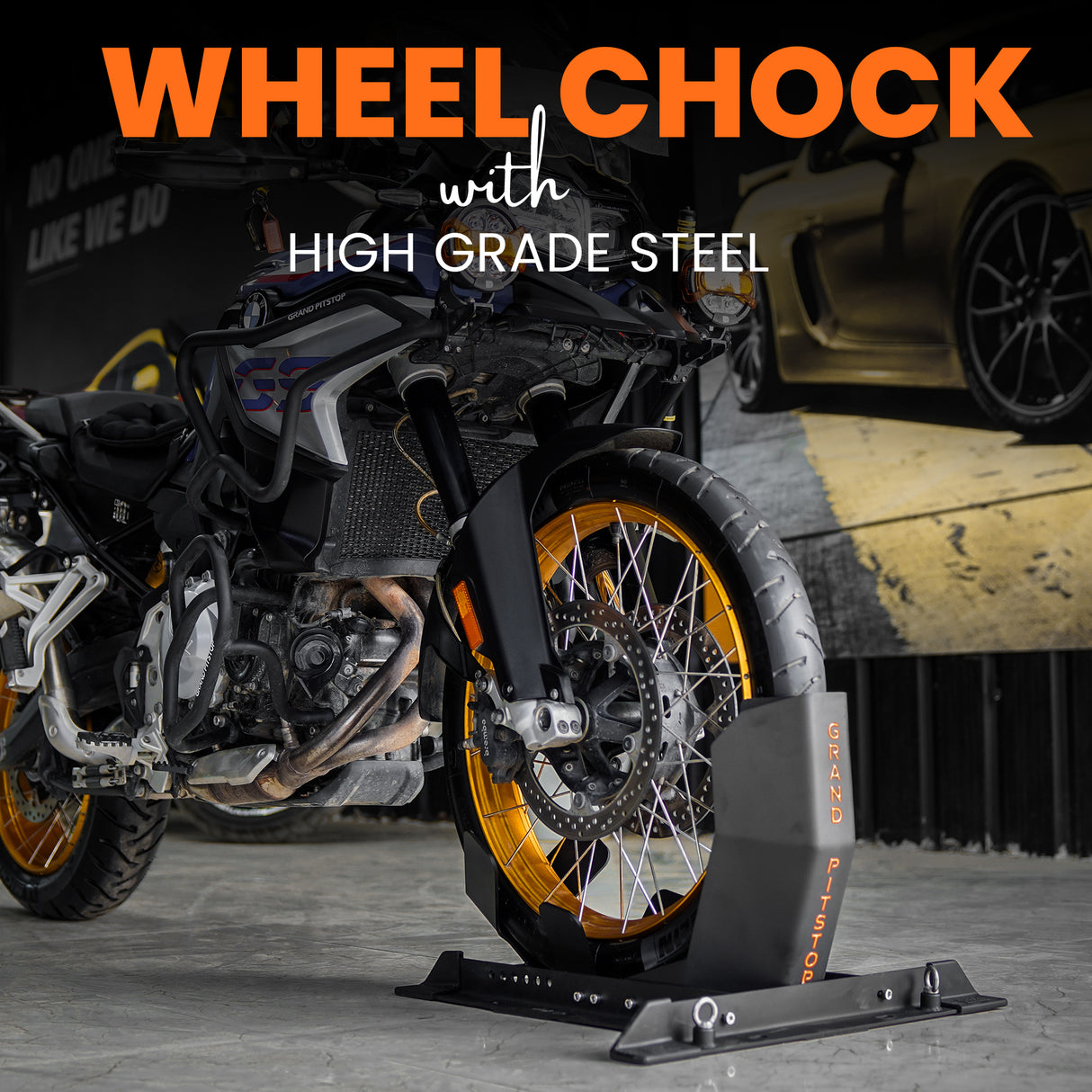 Universal Parking Stand for Bikes- Black
