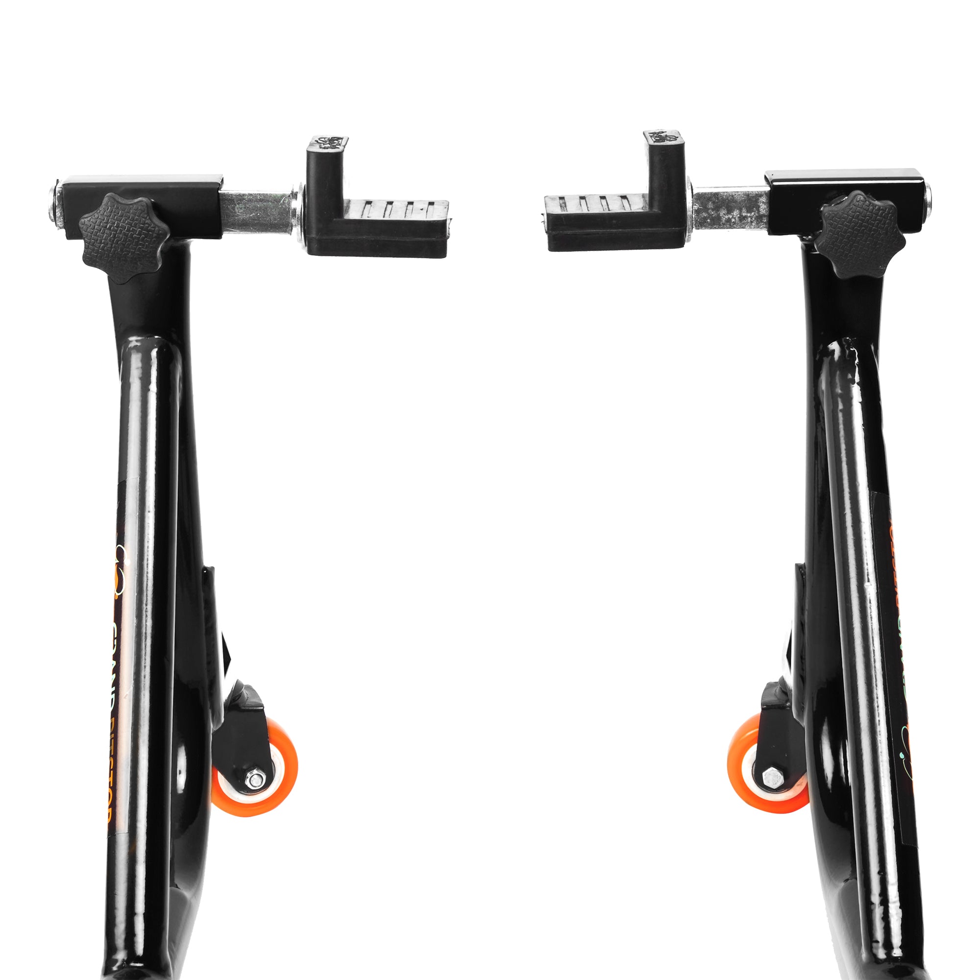 Dismantlable Rear Paddock Stand With 360 Rotation & Skate Wheels