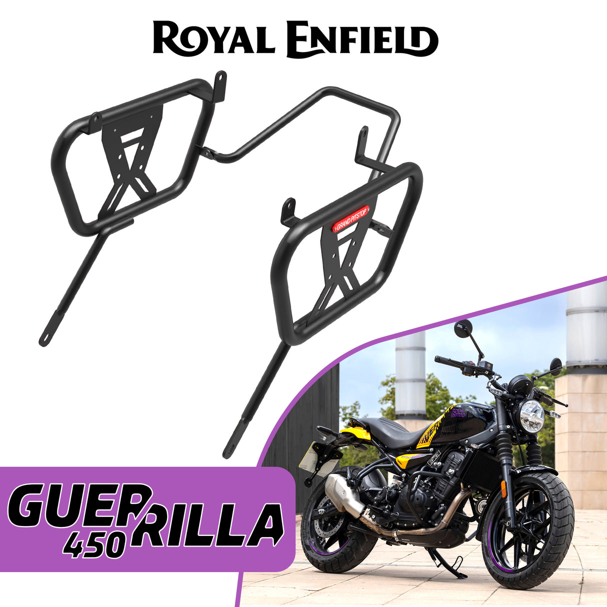 Saddle Stay for Royal Enfield Guerrilla 450 - Black