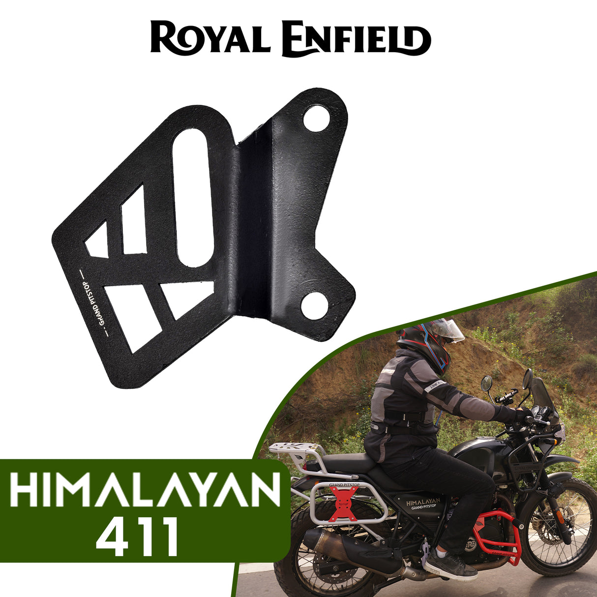 Front Brake Caliper Cover For Royal Enfield Himalayan - BS6 Model (2020-2021) - Black