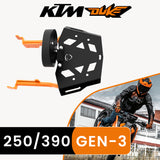 Toprack with Backrest for KTM DUKE 390/250 Gen 3 - Black/Orange