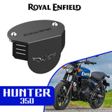 FRONT FLUID RESERVOIR COVER - Black for Royal Enfield - HUNTER
