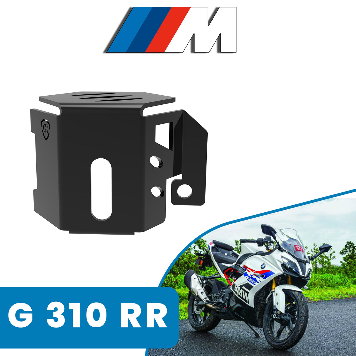 GRAND PITSTOP Rear Brake Fluid Resorvoir Cap for BMW G310 RR Black