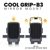 Cool Grip B3 Bike Mirror Mount Mobile Holder with One Click Locking - Black