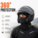 Face Mask for Bike, Ski, Cycling, Running, Hiking - Black