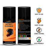 GRAND PITSTOP Helmet Cleaner Spray 160 ml | Antibacterial Foaming Helmet Interior Cleaner | Odor Remover | Safe for Skin & Hair | Deep Cleans Helmet Padding & Liner