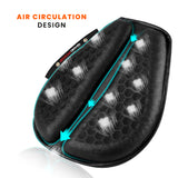 Motorcycle Honeycomb Gel Air Seat Cushion for Medical, Offices, Home, Motorcycle and Car Lumbar Support - Universal Fit & Breathable Design