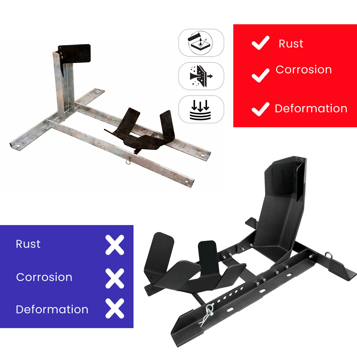 Universal Parking Stand for Bikes- Black