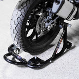 Dismantlable Rear Paddock Stand With 360 Rotation & Skate Wheels (Bike Wt upto: 280 kgs) - Black