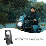 Waterproof Mobile Holder for Bike Handlebar - Black
