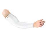 Arm Sleeves For Cricket, Bike Riding, Cycling, Outdoor Activities - White - Pair