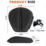 Motorcycle Honeycomb Gel Air Seat Cushion for Medical, Offices, Home, Motorcycle and Car Lumbar Support - Universal Fit & Breathable Design