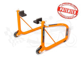 Combo of Chain Cleaning Brush & GR Chain Cleaner-160ml & GR Chain Lube-160ml & Non-Dismantable Universal Paddock Stand-Orange
