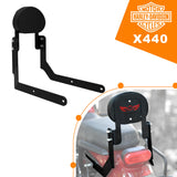 GRAND PITSTOP Backrest Stand for HARLEY DAVIDSON X 440 Black