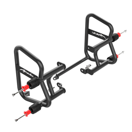 CRASH GUARD (PAIR) for TVS Apache 160 and 200 - Black