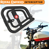 CRASH GUARD (PAIR) - Black for Royal Enfield - INTERCEPTOR