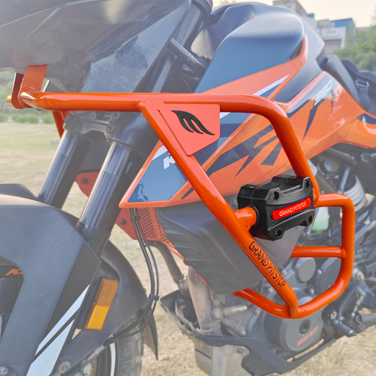 CRASH GUARD (PAIR) - Orange for KTM - ADV 390