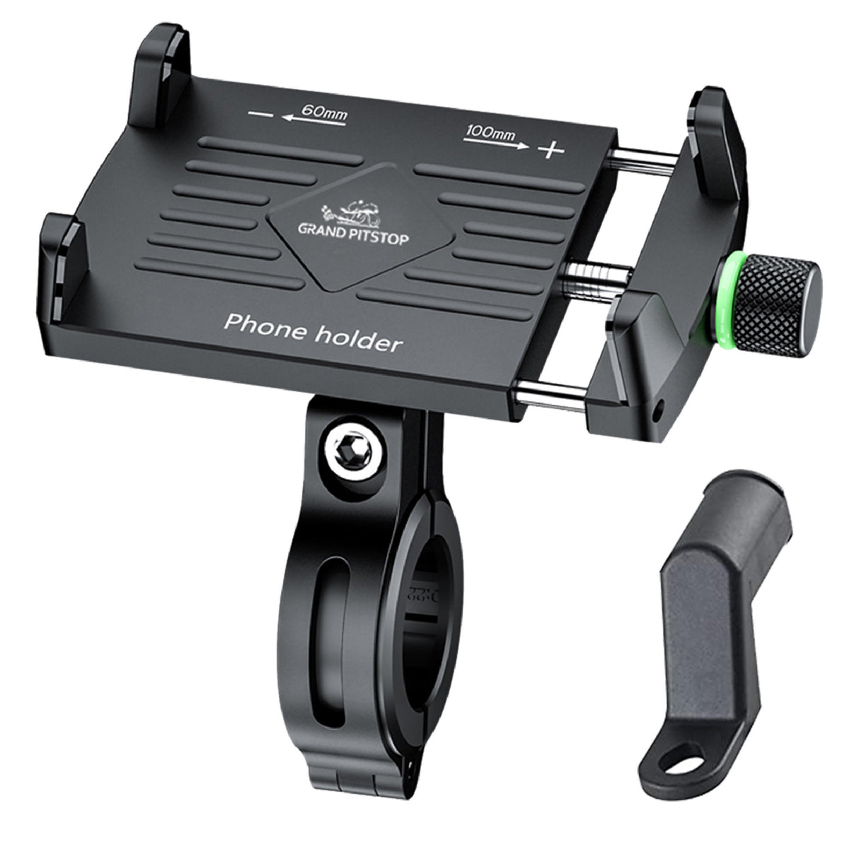 Claw Grip Aluminium Mobile Holder Mount - Black