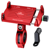 Claw Grip Aluminium Mobile Holder Mount - Red