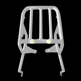 EXTENDED TOP RACK WITHOUT PLATE - Silver for Royal Enfield - SCRAM 411