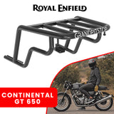EXTENDED TOP RACK WITHOUT PLATE - Black for Royal Enfield - CONTINENTAL GT