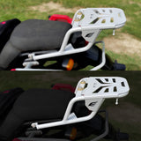 TOP RACK WITH PLATE - Silver for Royal Enfield - SCRAM 411