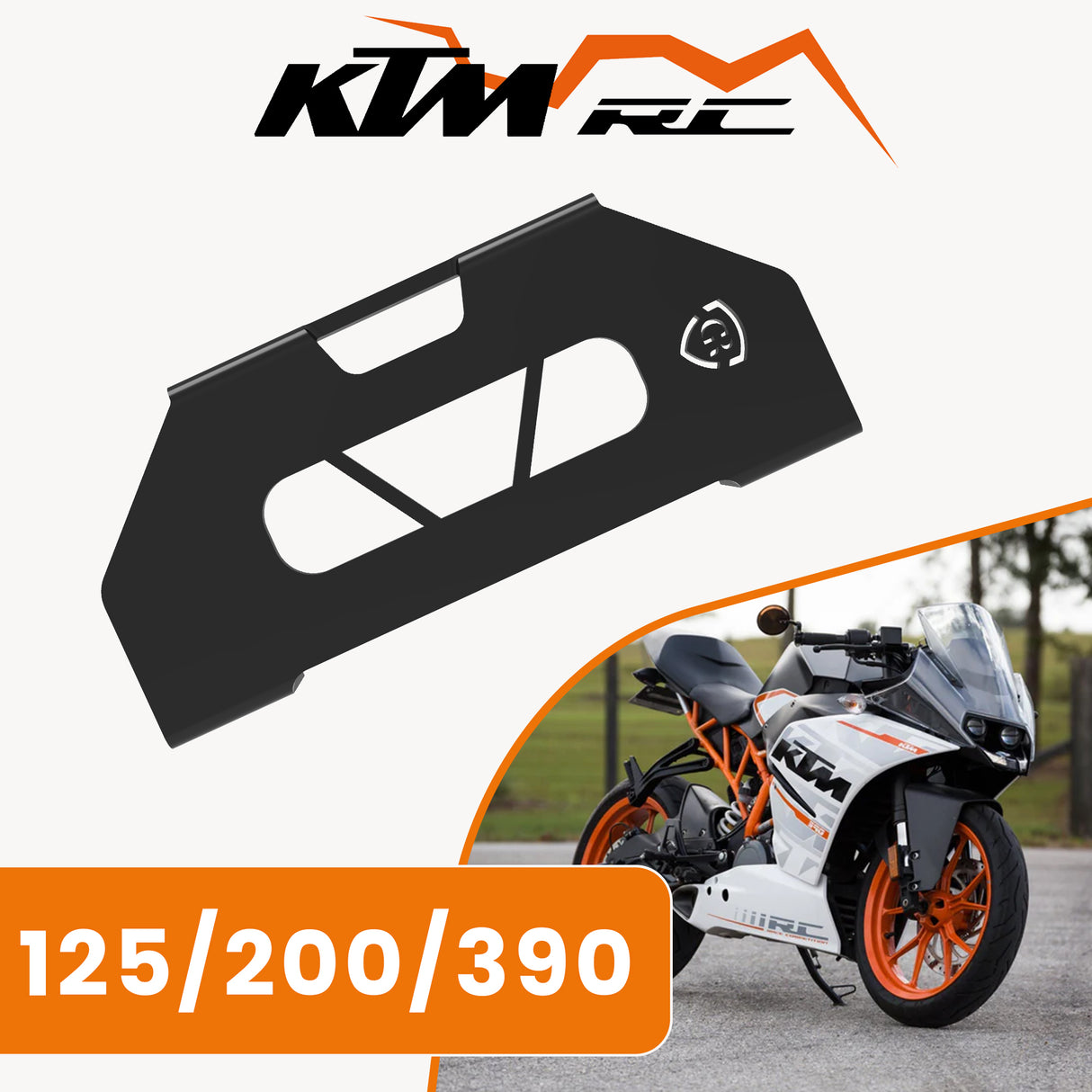 FRONT BRAKE CALIPER COVER - Black for KTM - KTM RC