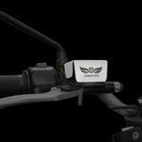 FRONT FLUID RESERVOIR COVER - Silver for Royal Enfield - SCRAM 411