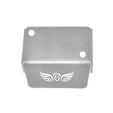 FRONT FLUID RESERVOIR COVER - Silver for Royal Enfield - SCRAM 411