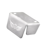 FRONT FLUID RESERVOIR COVER - Silver for Royal Enfield - SCRAM 411
