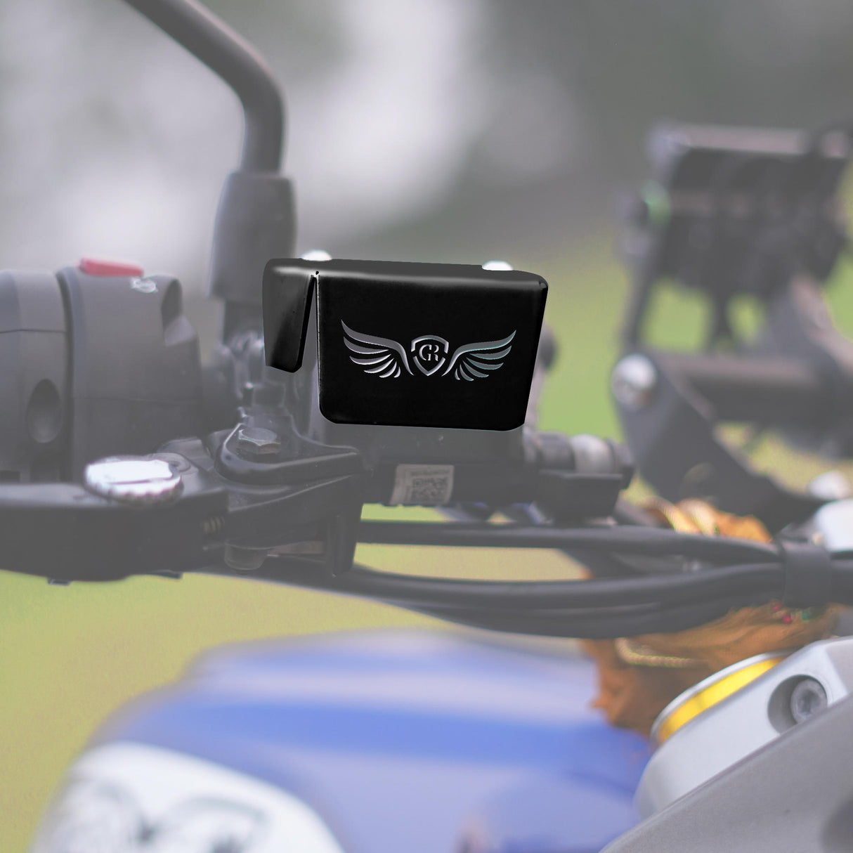 GRAND PITSTOP Front Fluid Reservoir Cap for TVS Apache RR 310 Black