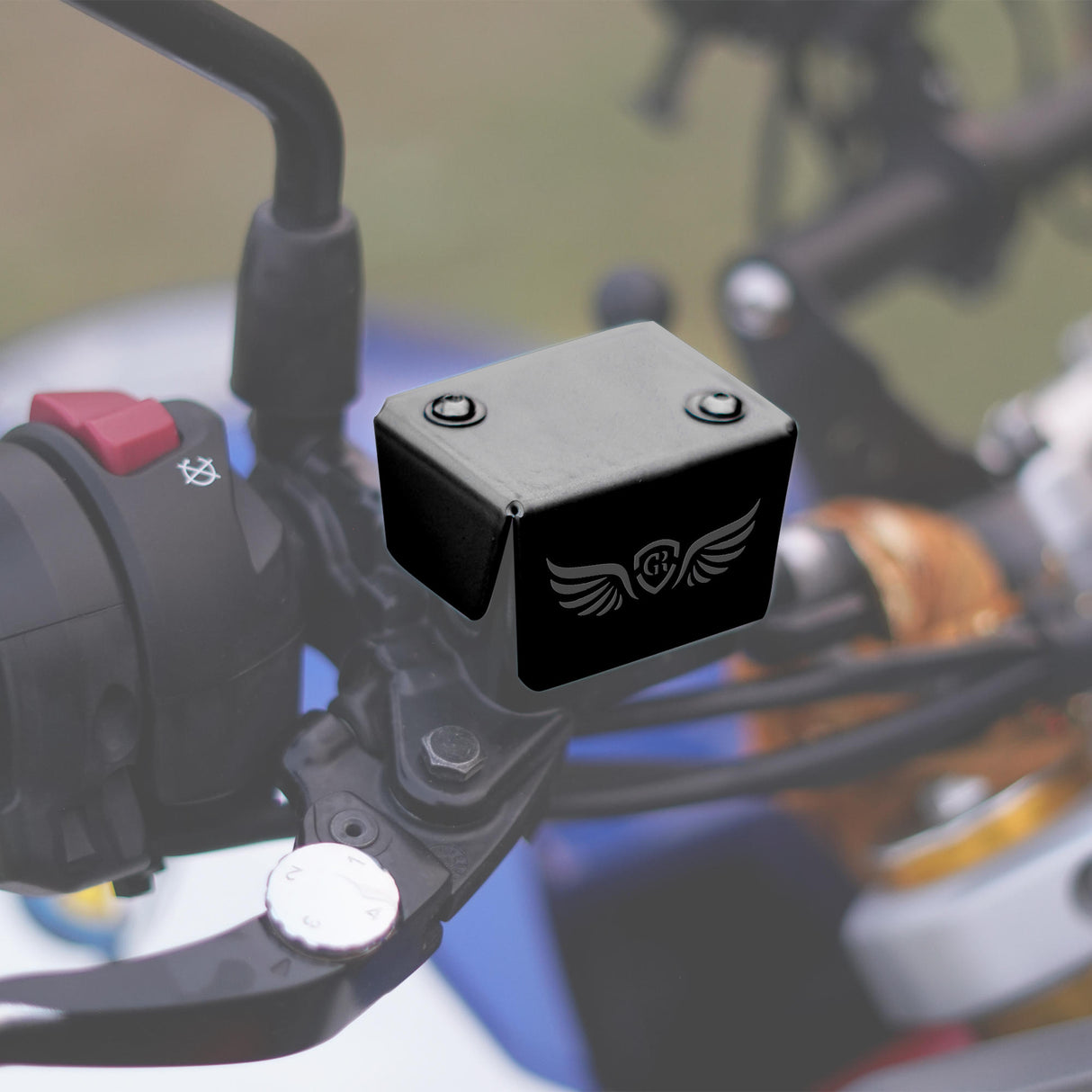 GRAND PITSTOP Front Fluid Reservoir Cap for TVS Apache RR 310 Black
