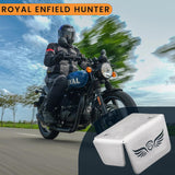 FRONT FLUID RESERVOIR COVER - Silver for Royal Enfield - HUNTER