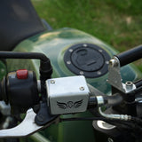 Front Fluid Reservoir Cover For Royal Enfield Himalayan - BS4-BS6 Model (2019-2021) - Silver