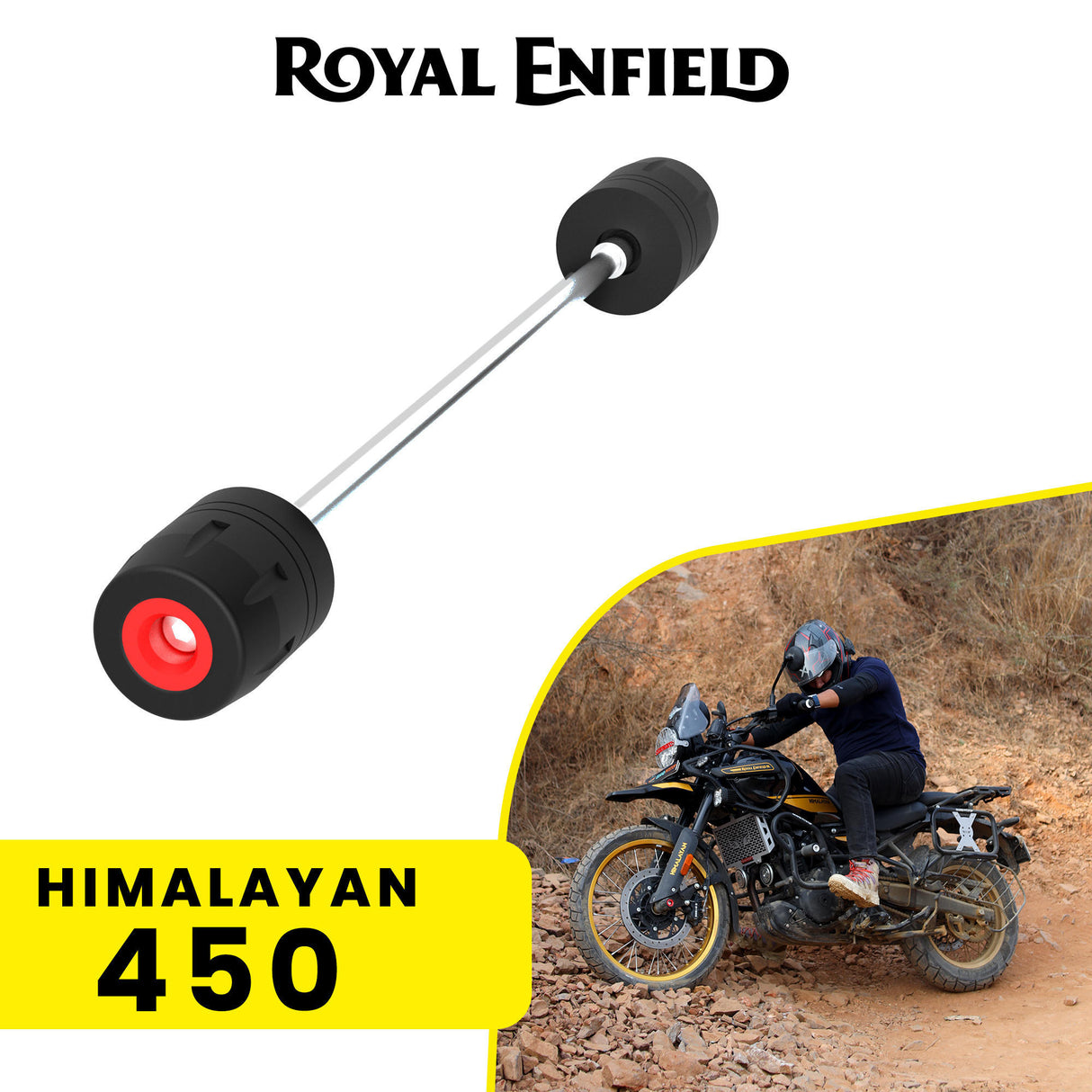 Front Fork Slider for Royal Enfield Himalayan 450 - Black