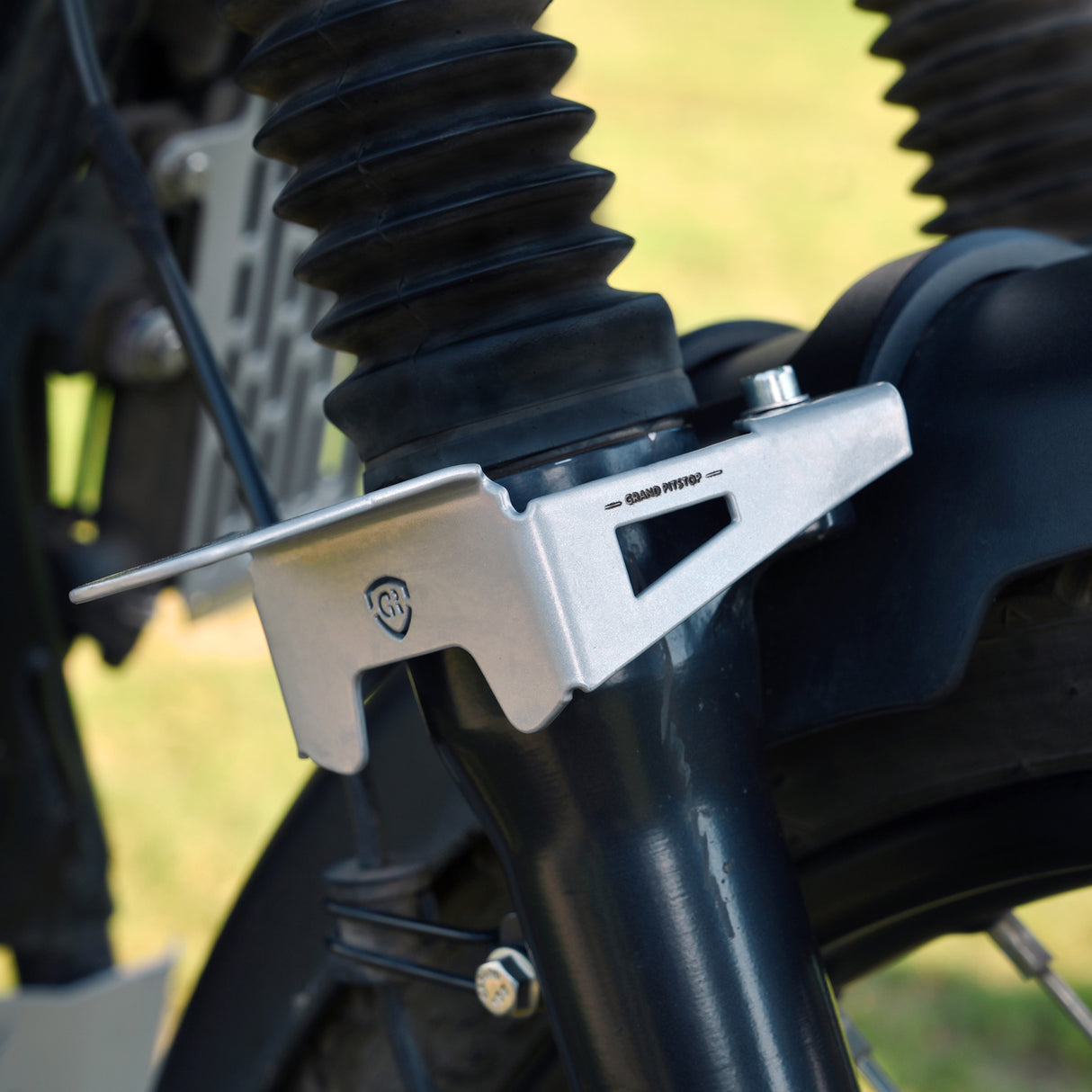 FOG LIGHT MOUNT - Silver for Royal Enfield - CONTINENTAL GT