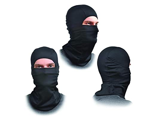 Arm Sleeve and Face Mask Combo, Pack of 2, Black)
