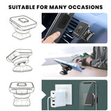 Quick Lock Mini GEN-1 with in-built MAGNETIC LOCK Technology car dashboard Mobile Holder