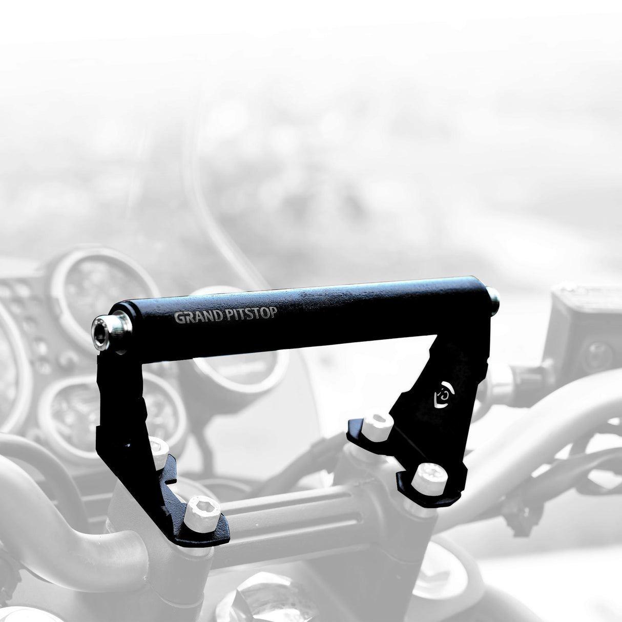 GPS MOUNT - Black for Royal Enfield - SCRAM 411