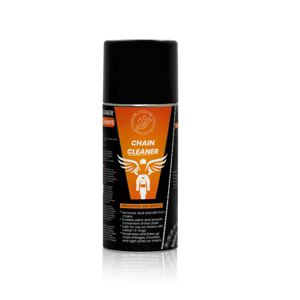 Combo of GR Chain Cleaner-160ml & GR Chain Lube-160ml & Non-Dismantable Universal Paddock Stand-Black