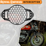HEADLIGHT GRILL - Black for Royal Enfield - INTERCEPTOR