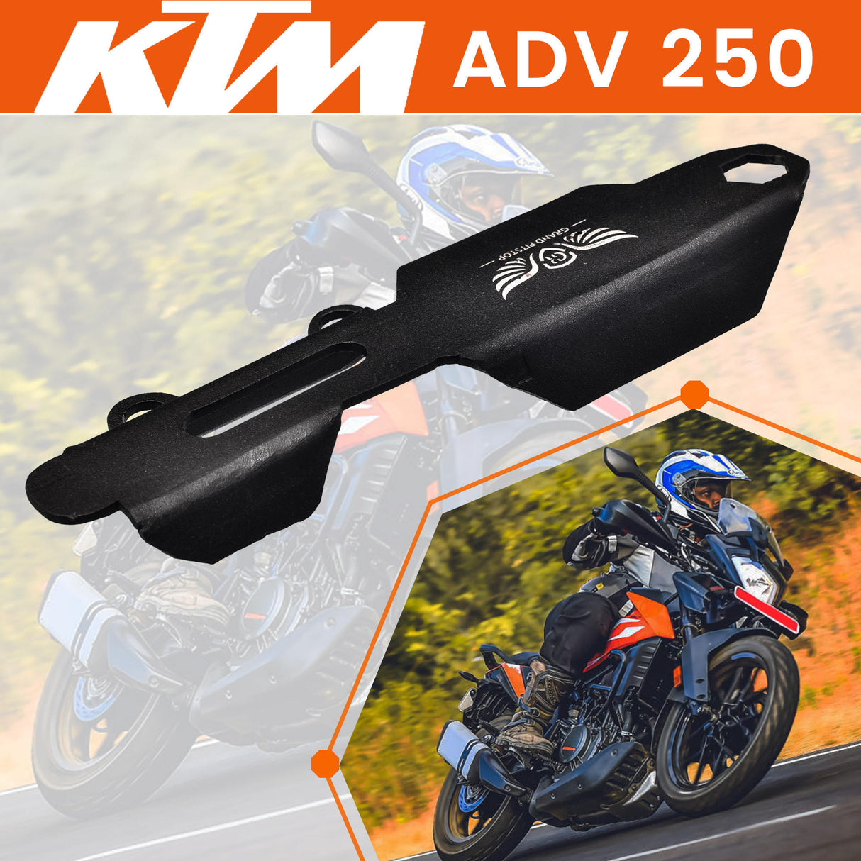 Master Cylinder Cap for KTM ADVENTURE 250 Black