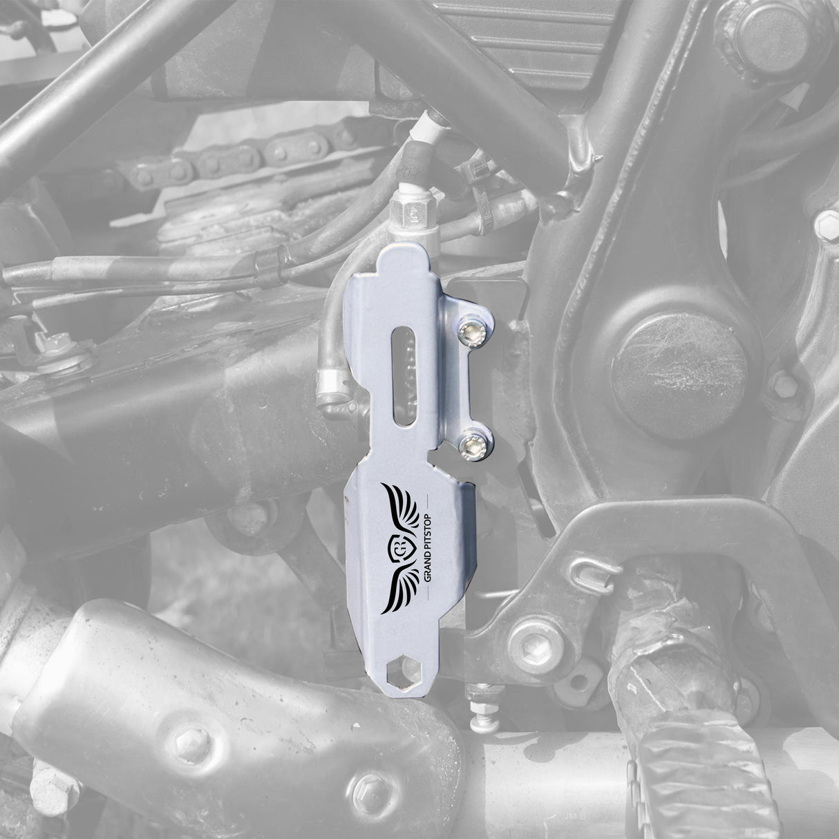 MASTER CYLINDER PROTECTOR - Silver for Royal Enfield - SCRAM 411