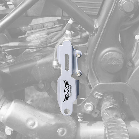 MASTER CYLINDER PROTECTOR - Silver for Royal Enfield - SCRAM 411